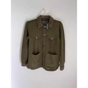 BLANKNYC Olive Green Fleece Size Small NWT